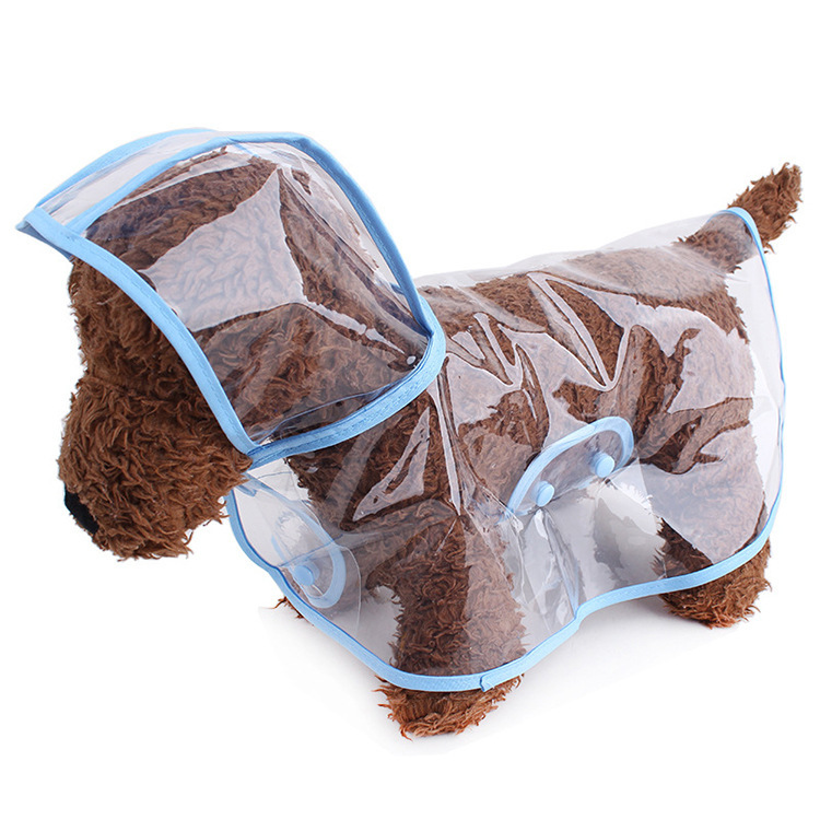 狗狗宠物雨衣斗篷专用小中大型犬柯基柴犬金毛夏季透明护肚包肚子 - 图1