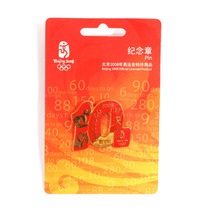 Beijing 2008 Olympics opening countdown 10 days to mark metal badges original dress limited release with labels