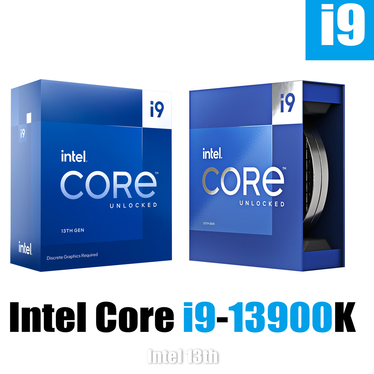 intel/英特尔 13代i9-13900K盒装处理器 24核心32线程CPU行货正品-图1