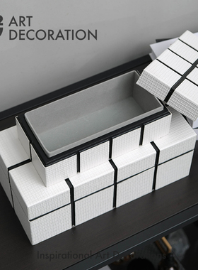 皮革现代简约客厅书房