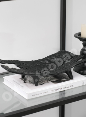 枯叶造型侘寂风装饰果盘