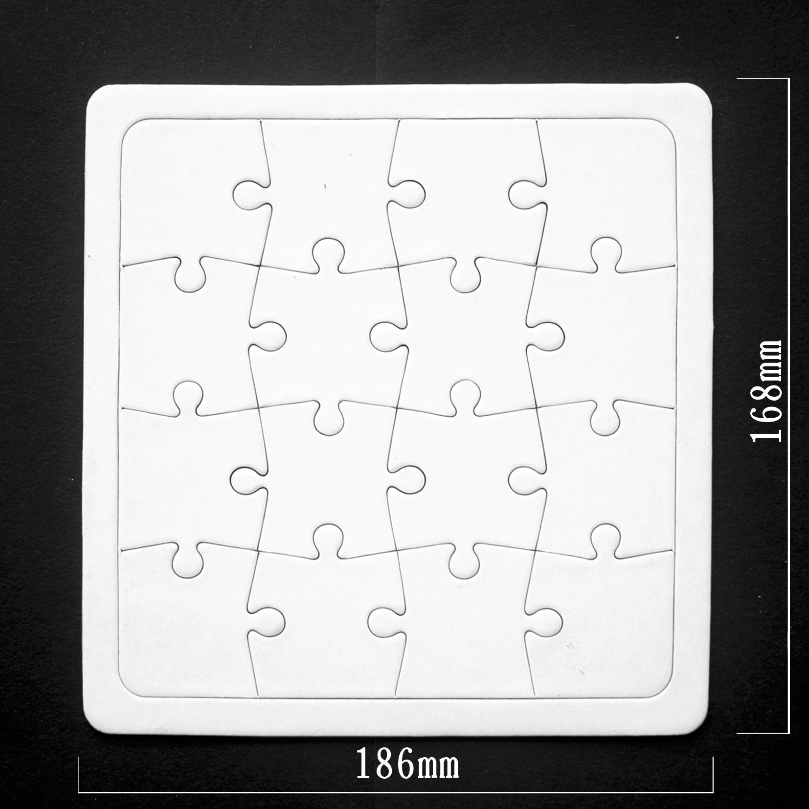 空白拼图35片儿童DIY拼装涂色画画拼图美术绘画白模填色拼图绘画,淘宝优惠券,粉丝福利购,淘宝优惠卷