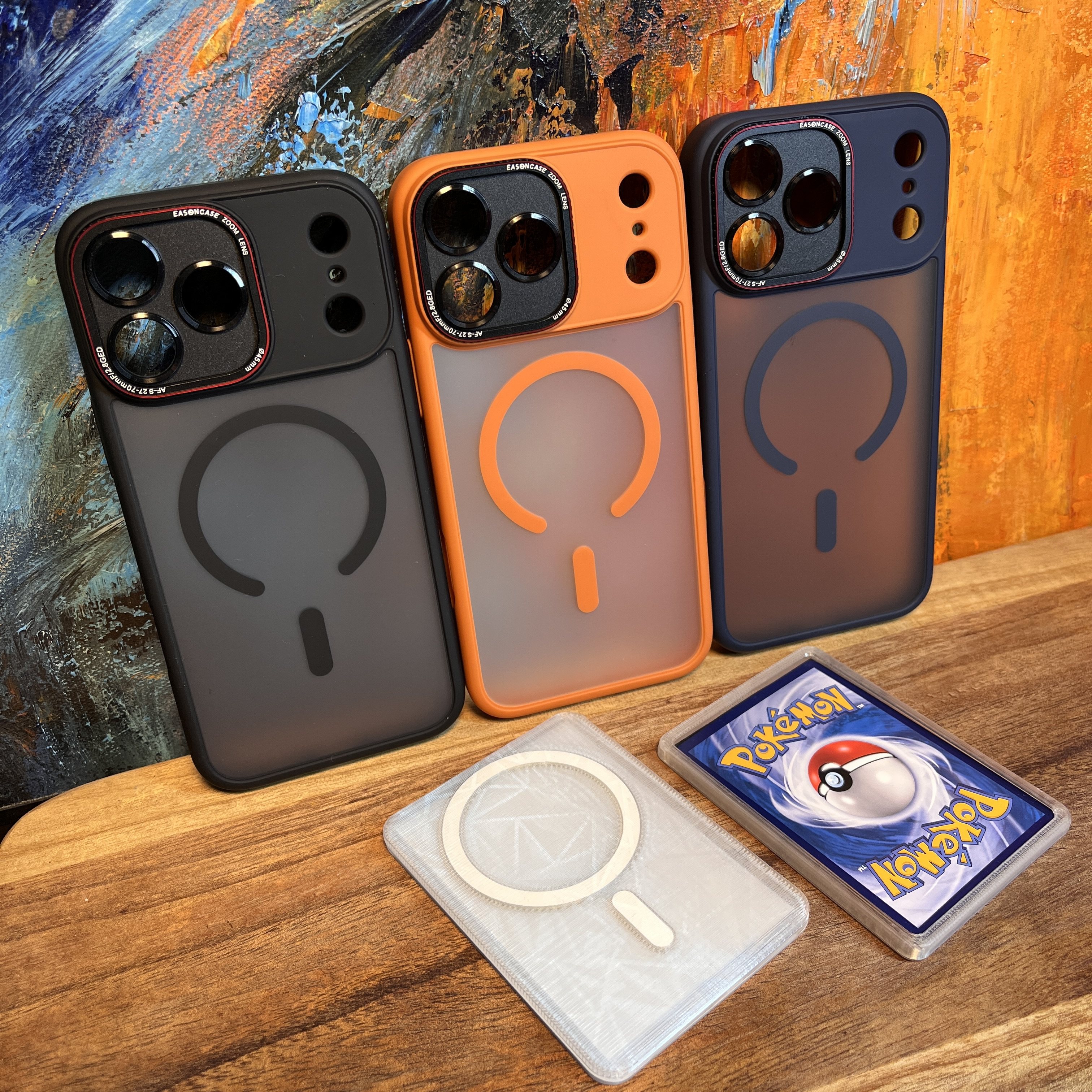 【17新款磁吸】64x90mm适用苹果17promax手机壳16支持宝可梦ptcg卡套15球星卡万智卡panini帕尼尼卡牌,淘宝优惠券,粉丝福利购,淘宝优惠卷