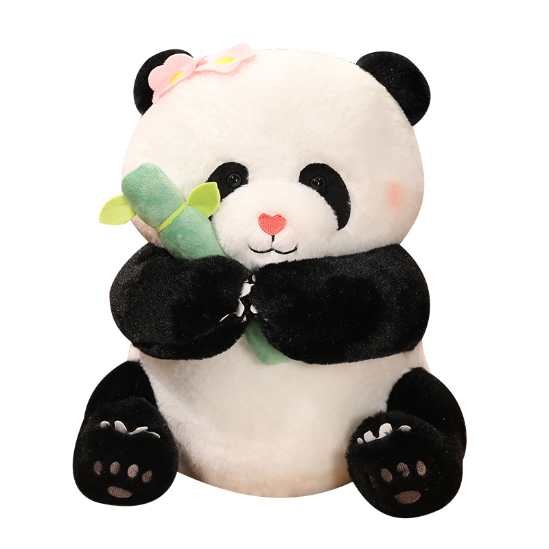 国宝熊猫公仔玩偶可爱仿真大熊猫毛绒玩具送儿童节生日礼物布娃娃-图3