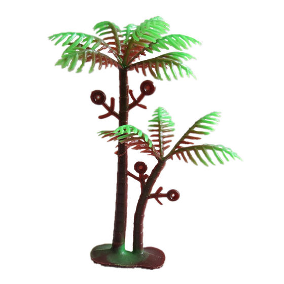 Simulated small tree fence creative mini plant toys