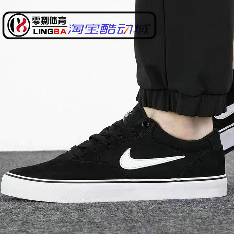 Nike SB Chron2 男翻毛皮黑白经典休闲运动缓震滑板鞋 DM3493-001 - 图2