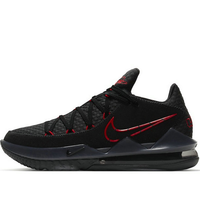 Nike Lebron 17 Low LBJ17 詹姆斯17男黑红低帮篮球鞋 CD5006-001 - 图3