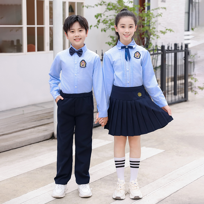 儿童合唱演出服中小学生诗歌朗诵表演服幼儿园园服英伦风班服校服