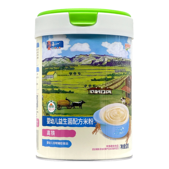 【套餐】每一米粉姥姥的稻田婴幼儿益生菌配方高铁高钙米糊520克