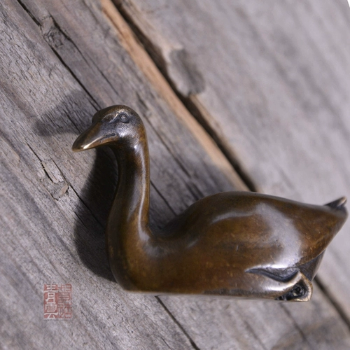 Сериал Qinling Water and Poultry Series Town of Qingyun Bi Club, город Сяай, маленькая ручка Pen Town ставит двух -бронза, бронза и бумажный город