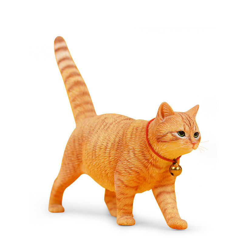 JXK田园猫 橘猫狸花三花仿真猫咪周边模型手办玩偶公仔小摆件礼物,淘宝优惠券,粉丝福利购,淘宝优惠卷