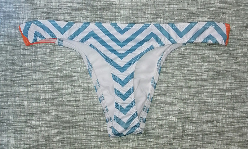 外贸男士低腰性感比基尼泳裤带罩杯防尴尬U凸印花拼色丁字裤泳裤,淘宝优惠券,粉丝福利购,淘宝优惠卷