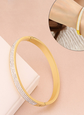 other时尚女钛钢不掉色手镯潮