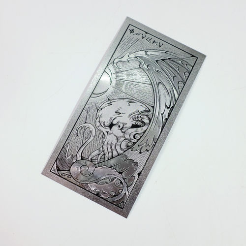 星之所在 克苏鲁金箔/银箔纸书签 克苏鲁神话死灵之书日常用 现货 - 图0