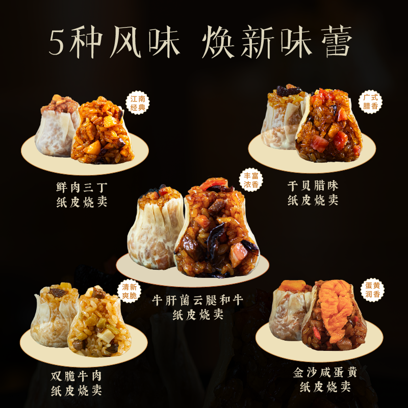 米曰纸皮烧麦速食半成品咸蛋黄牛肉糯米烧卖儿童营养早餐加热即食,淘宝优惠券,粉丝福利购,淘宝优惠卷