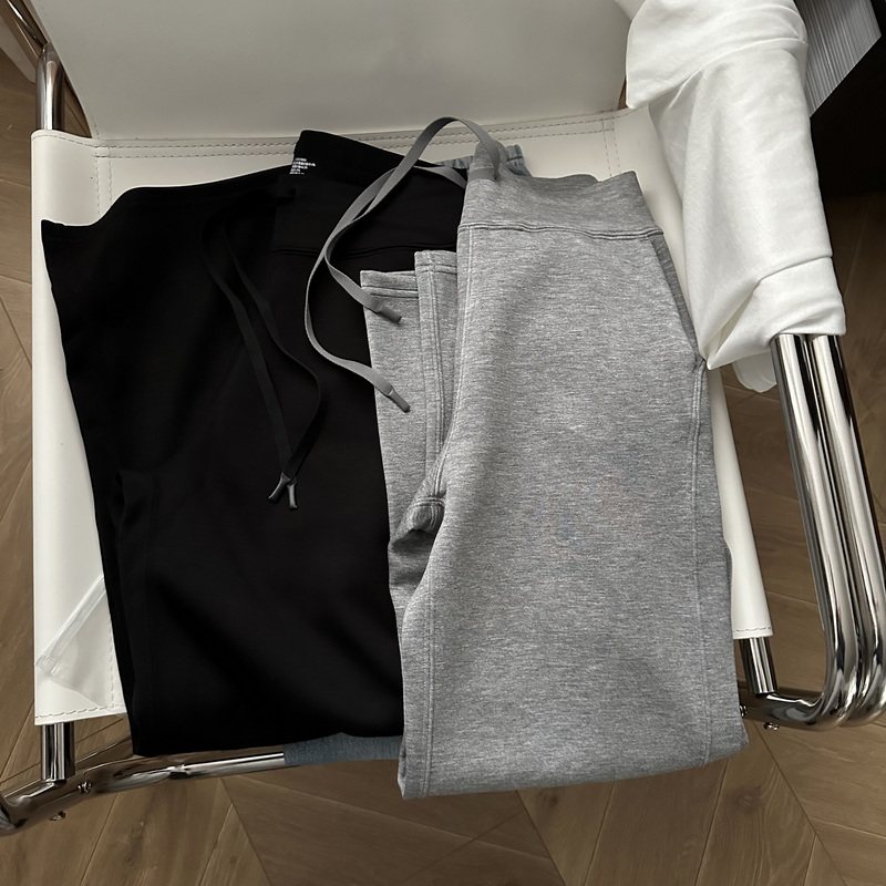 秋冬无痕立体剪裁加绒窄版阔腿裤 慵懒显瘦运动休闲裤 瑜伽裤,淘宝优惠券,粉丝福利购,淘宝优惠卷