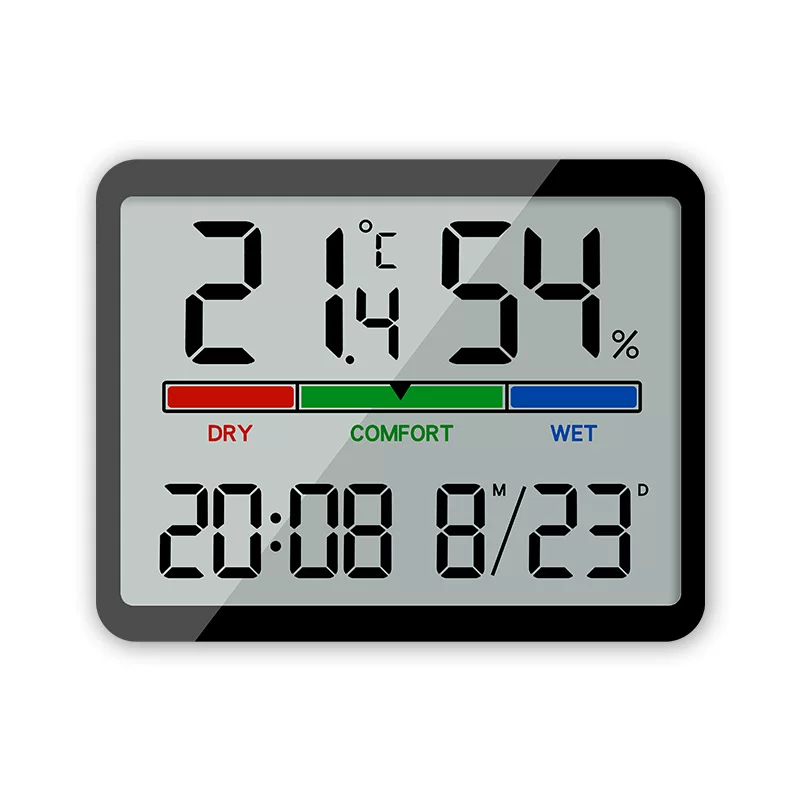 Ultra -thin refrigerator magnetic electronic clock student alarm clock