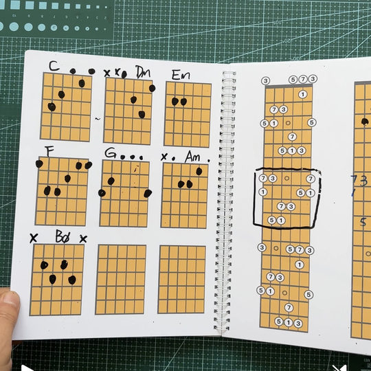 The guitar is originally played and can be erased