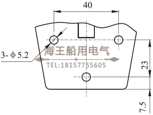船用单层全塑3号航行信号灯CXH1/2/3/4/6-3P右左舷桅艉环照灯CCS - 图1