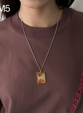 设计师品牌Y/PROJECTY方型吊坠