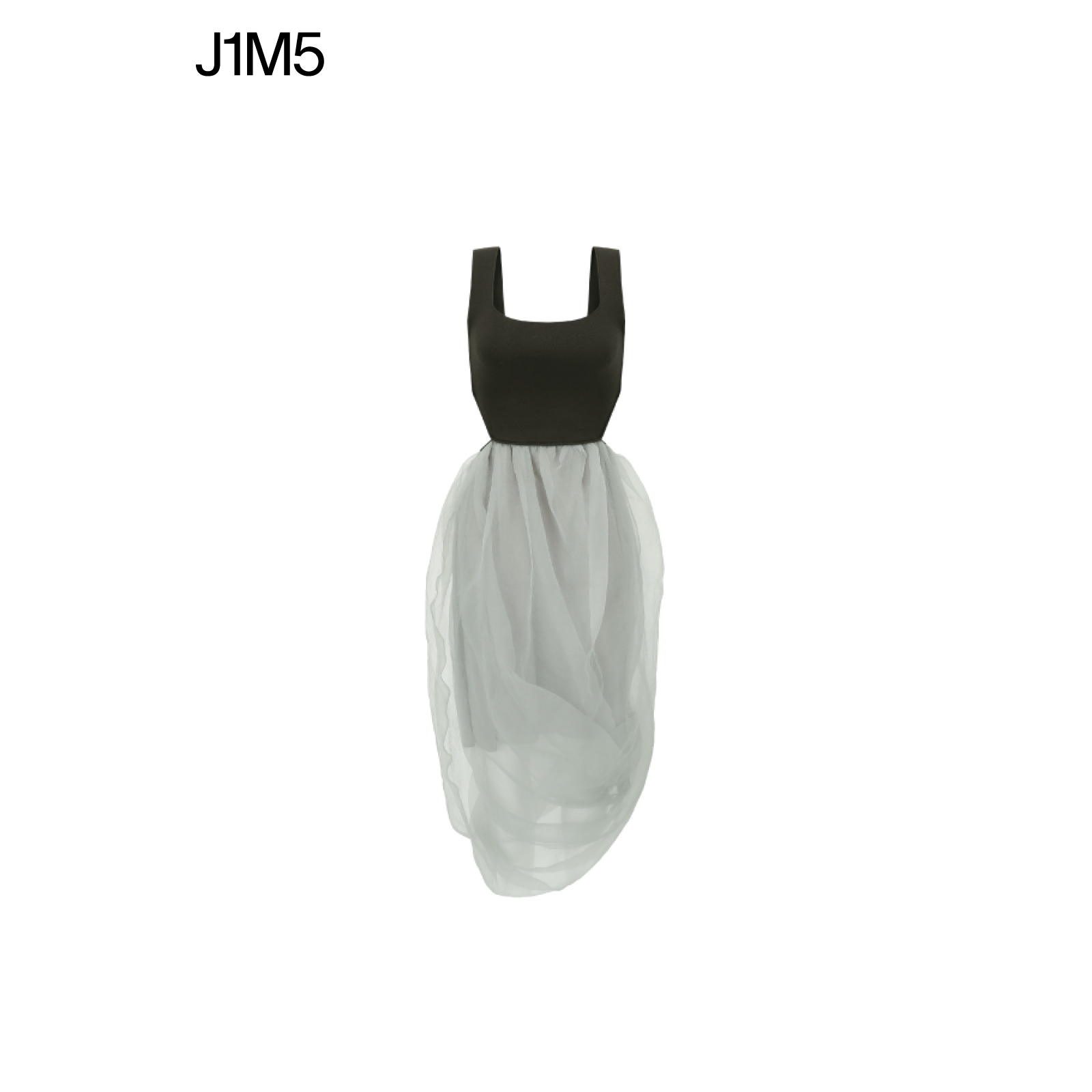 J1M5买手店 SWAYING 23春夏新品欧根纱旋转裙连衣裙设计师品牌女-图3