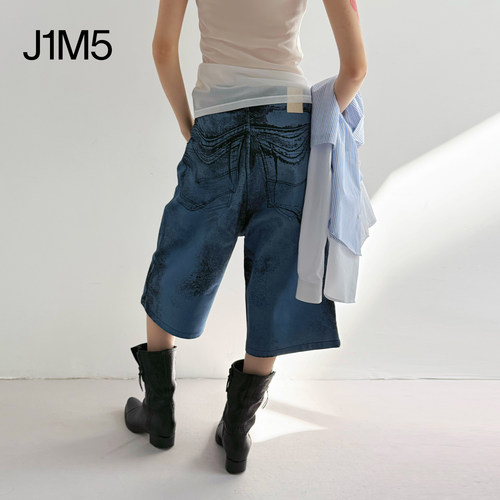 J1M5买手店 CAMPERLAB 25春夏  扭曲牛仔短裤 设计师品牌 - 图3