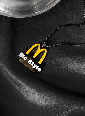 HAPPY原创麦门黑金项链