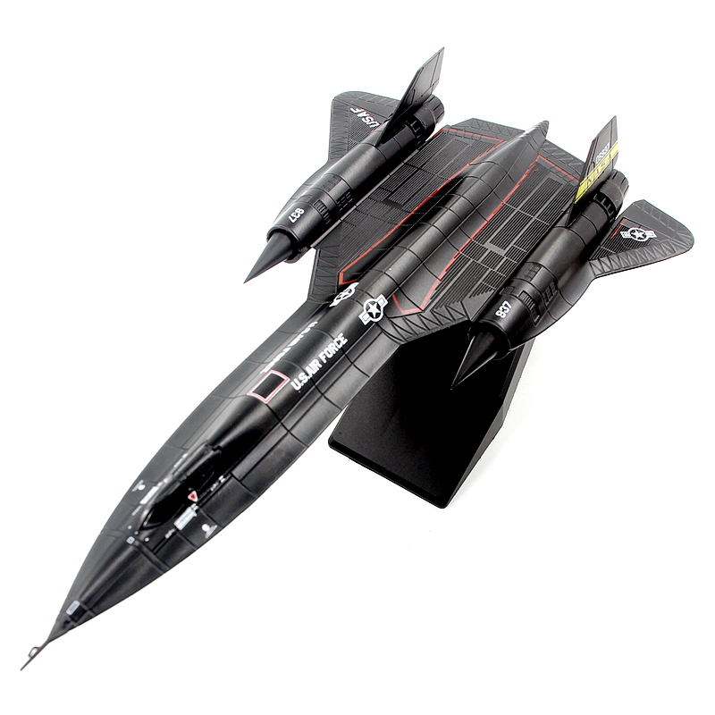 AMER美国SR-71黑鸟侦察机60-6937 NASA成品合金SR71飞机模型1/144 - 图3