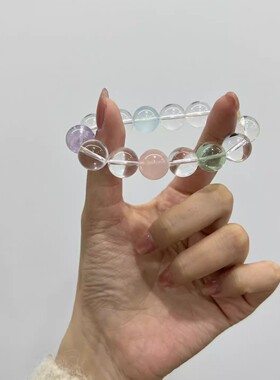 「清透多宝」清透多宝水晶手串多巴胺串珠手链显白精致送女友礼物