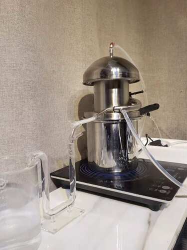 精油蒸馏器家用纯露机小型迷你精油提炼设备304不锈钢设备酿酒器 - 图1