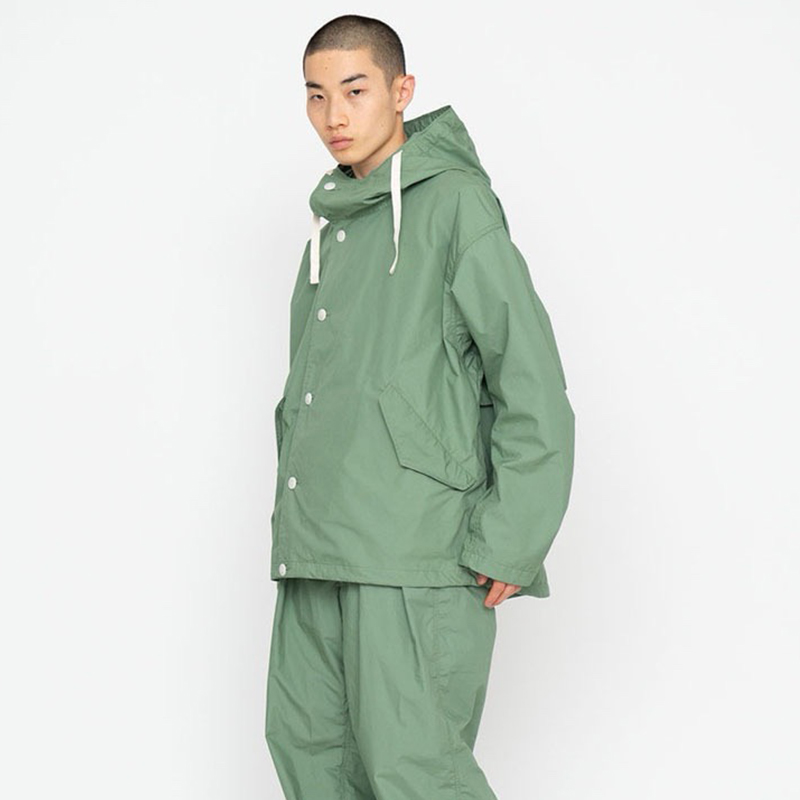 nanamica Hooded Jacket现货连帽户外登山服宽松夹克冲锋衣24SS-图1