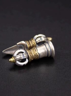 打算925银文玩925银椰蒂星月金刚