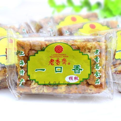 上海特产老香斋一口香蛋黄酥沙琪玛传统糕点年货城隍庙点心 - 图2