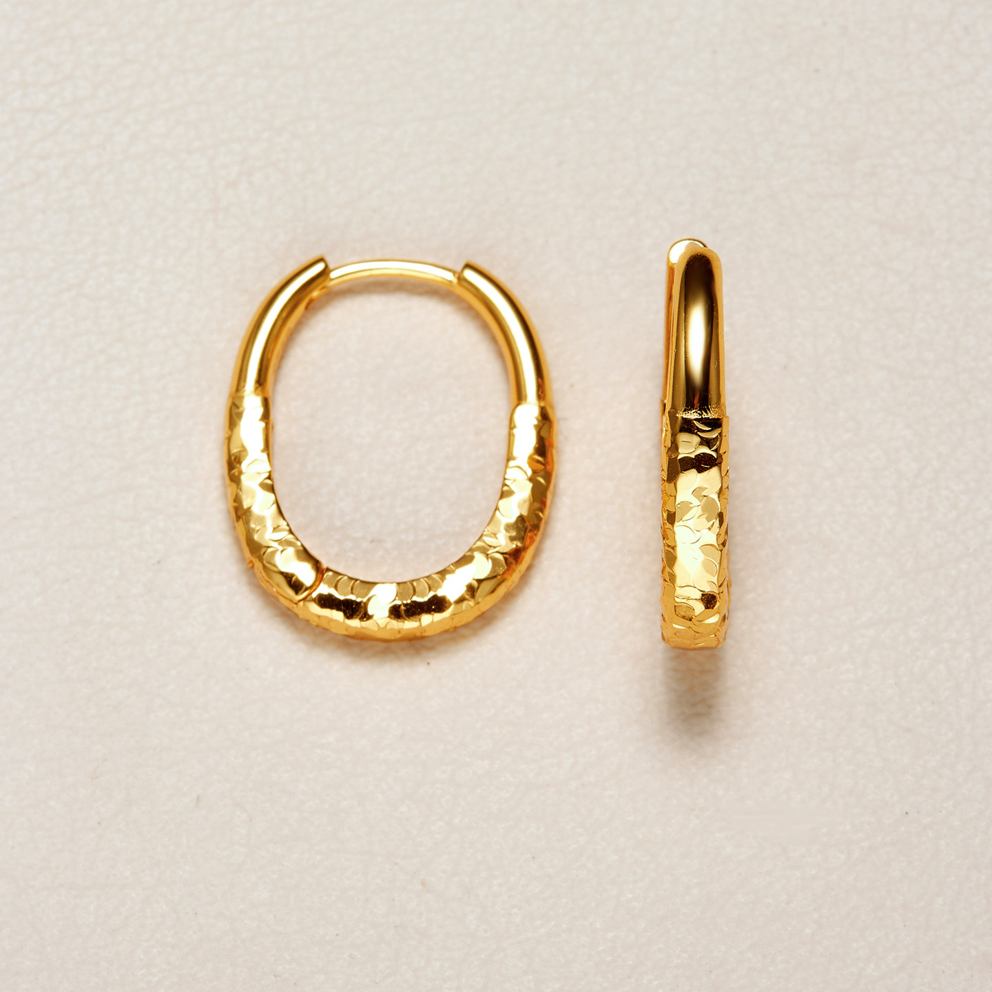 AHCHOO 静奢百搭碎冰冰U型耳环S925纯银高级爆闪耳扣女HOOPS,淘宝优惠券,粉丝福利购,淘宝优惠卷