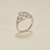 AHCHOO quiet luxury commuting simple versatile sunflower ring S925 sterling silver high-end ring for women