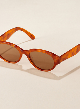 AHCHOO 时髦B备 静奢风复古玳瑁猫眼太阳镜防紫外线光学镜墨镜女