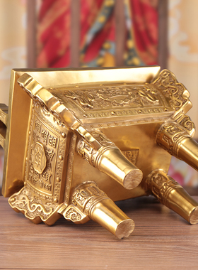 信扬黄铜供佛家居四方盛鼎