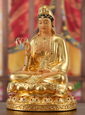 信扬黄铜保平安新中式家用摆件