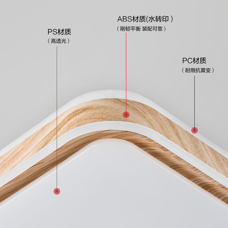 26新欧普led吸顶灯智慧光护眼客厅卧室宋式原木风智能灯具品沐TC,淘宝优惠券,粉丝福利购,淘宝优惠卷