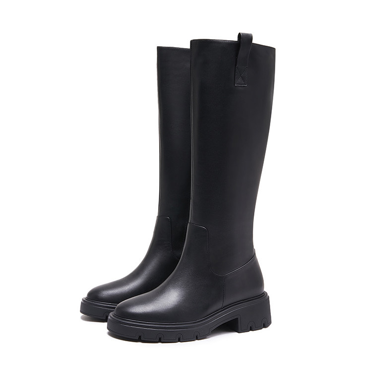 大筒围女靴胖mm长靴粗腿高筒靴子女胖人真皮加肥骑士靴大桶大码,淘宝优惠券,粉丝福利购,淘宝优惠卷