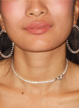 LELALES桑丘 锆石项链 时髦简约百搭设计夏日闪耀单品