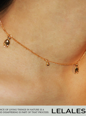 LELALES桑丘【新年礼物】骏马佛手柑小葫芦项链 新中式 纳福