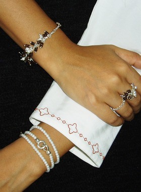 桑丘雪松松果手链新中式