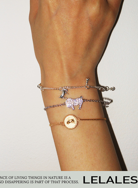 LELALES桑丘【新年礼物】圆币元宝手链 新中式 好运连连