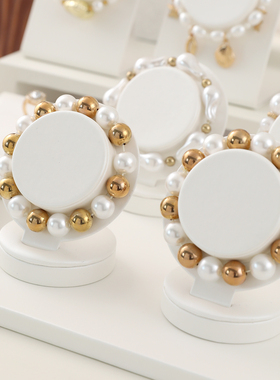 手串架子白色文玩翡翠水晶手串放置架珠宝展示道具首饰手串展示架