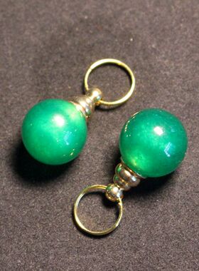 diy马来玉毛衣链扩香瓶水晶球