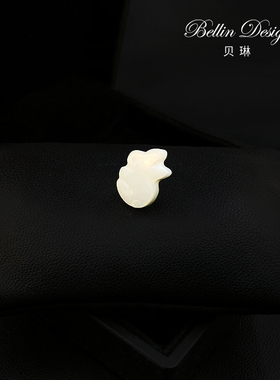 贝琳设计贝壳兔子胸针