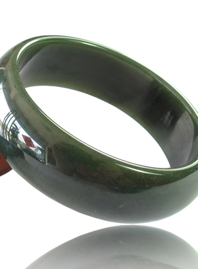 守选天然新疆和田玉墨玉玉器女款