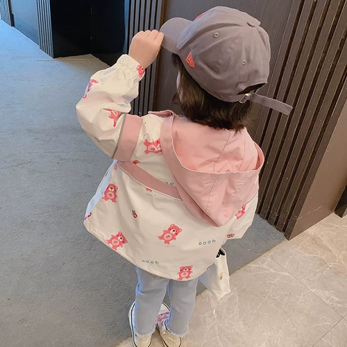 Осенняя детская весенняя куртка, детский весенний плащ, в западном стиле, детская одежда