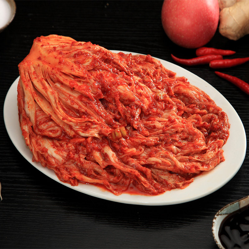 韩国泡菜正宗韩式手工腌制不甜低卡0脂酸辣甜辣白菜整颗切段定制,淘宝优惠券,粉丝福利购,淘宝优惠卷